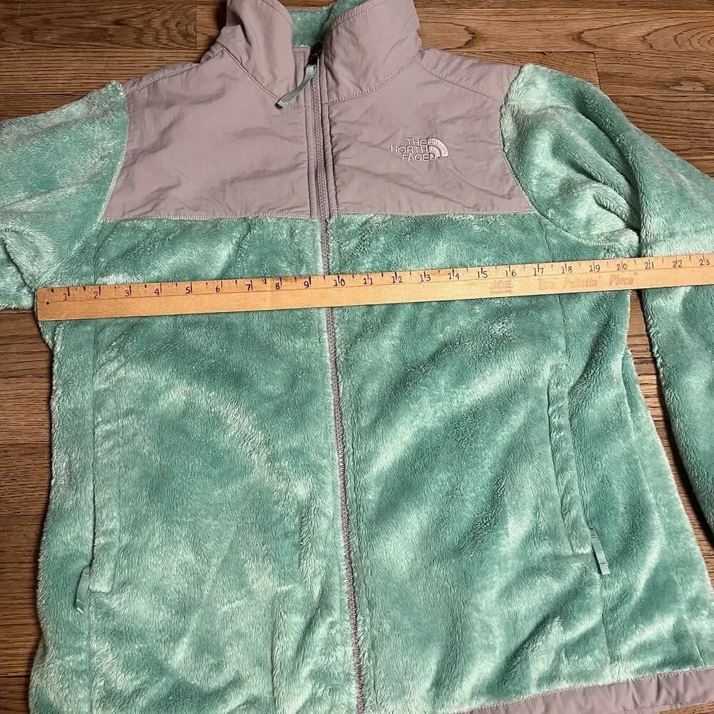 The North Face Youth Girl's Denali Thermal Jacket Blue Surf Green X-Large 18
